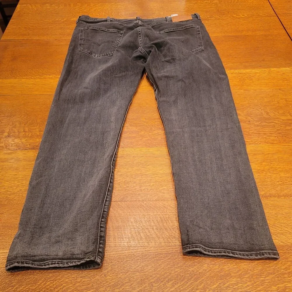 Levi's 502 Premium Black Jeans 40x32 Stretch Lyocell